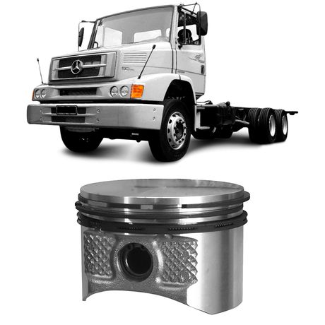 Pistão Anel STD Compressor Ar MB 1620 1938 Eletrônico 85mm Wabco 1 Cilindro