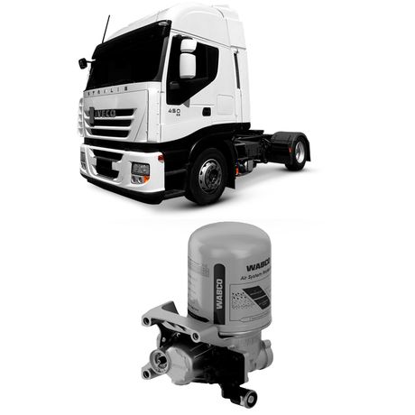 Filtro Desumidificador Ar APU Iveco Stralis HD 570 HD 600 2005 a 2012 Wabco