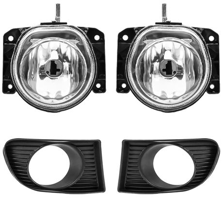 Kit Farol de Milha Fiat Idea 2005 a 2009 Auxiliar Neblina Com Soquete H1 Orgus