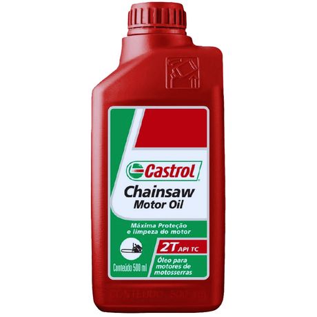 Óleo Mineral Chainsaw Motor Oil 2T API TC Castrol 500ml