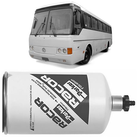 Filtro Separador Racor MB Ônibus O400 OM457 96 a 2004 Parker-Racor R9010HP