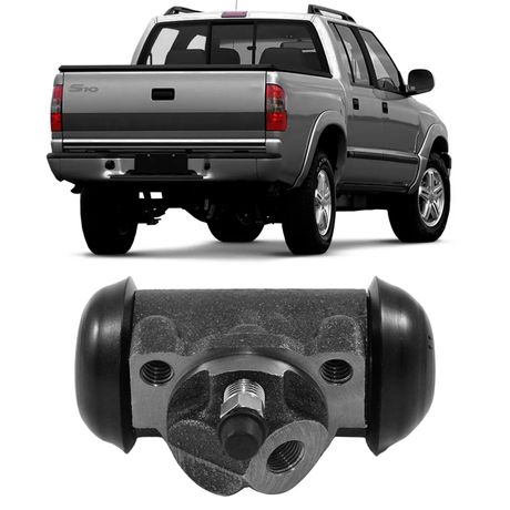 Cilindro Burrinho Roda GM Blazer S10 96 a 2012 Traseiro Passageiro Bosch
