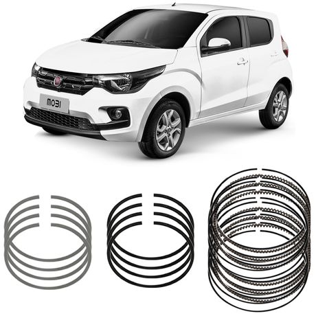 Jogo Anel Segmento 0.40 Fiat Mobi Novo Palio Uno 1.0 8V Mahle STA8751