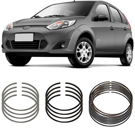 Jogo Anel Segmento STD Ford Fiesta Focus 1.6 16V Mahle TA7633
