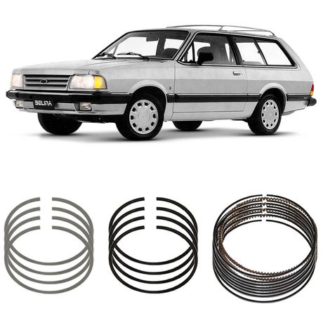 Jogo Anel Segmento STD Ford Belina Corcel 1.4 8V Mahle SNA0930