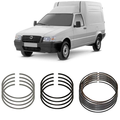 Jogo Anel Segmento 0.60 Fiorino 1.3 2001 a 2013 Takao ASFI13A