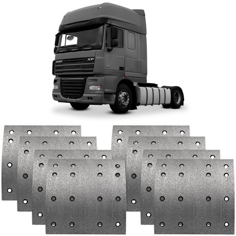 Lona Freio Dianteira DAF XF 105 2013 a 2020 Lonaflex L-836
