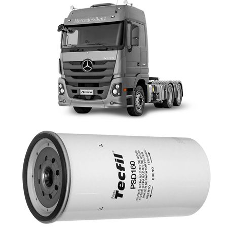 Filtro Separador Racor Mercedes Benz Actros 2546 2008 a 2024 Tecfil PSD160
