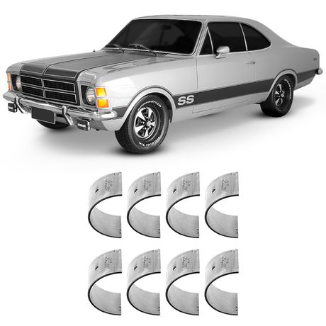 Bronzina Casquilho Biela 0.75 GM C10 Caravan Opala 2.5 8V Metal Leve SBB184