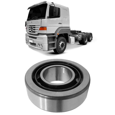 Rolamento Alternador Mercedes Benz 1938S 2638 O400 O500 Bosch 1986AE1335