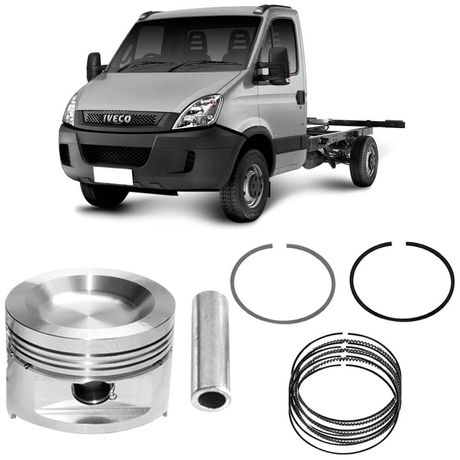 Kit Pistão Anel STD Iveco Daily 3.0 16V 2012 a 2024 Metal Leve PA9747