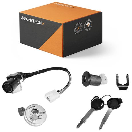 Conjunto Trava Chave Ignição Honda Biz 125 ES KS 2009 a 2015 Magnetron 90264190