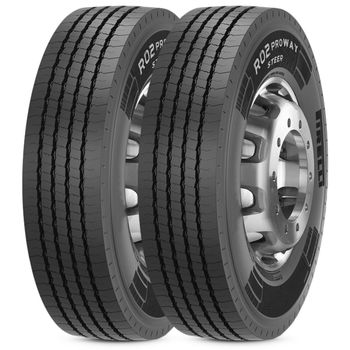 Kit-de-2-pneus-aros-22.5-modelo-275-80R22.5-marca-Pirelli-tipo-TL-R02-Proway-Steer-ideal-para-veiculos-pesados.