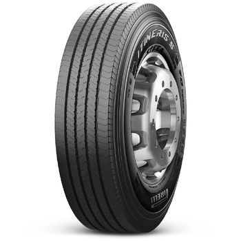 Pneu-Aro-22.5-275-80R22.5-Prometeon-by-Pirelli-Itineris-Steer-com-design-moderno-e-alta-performance-para-caminhoes.