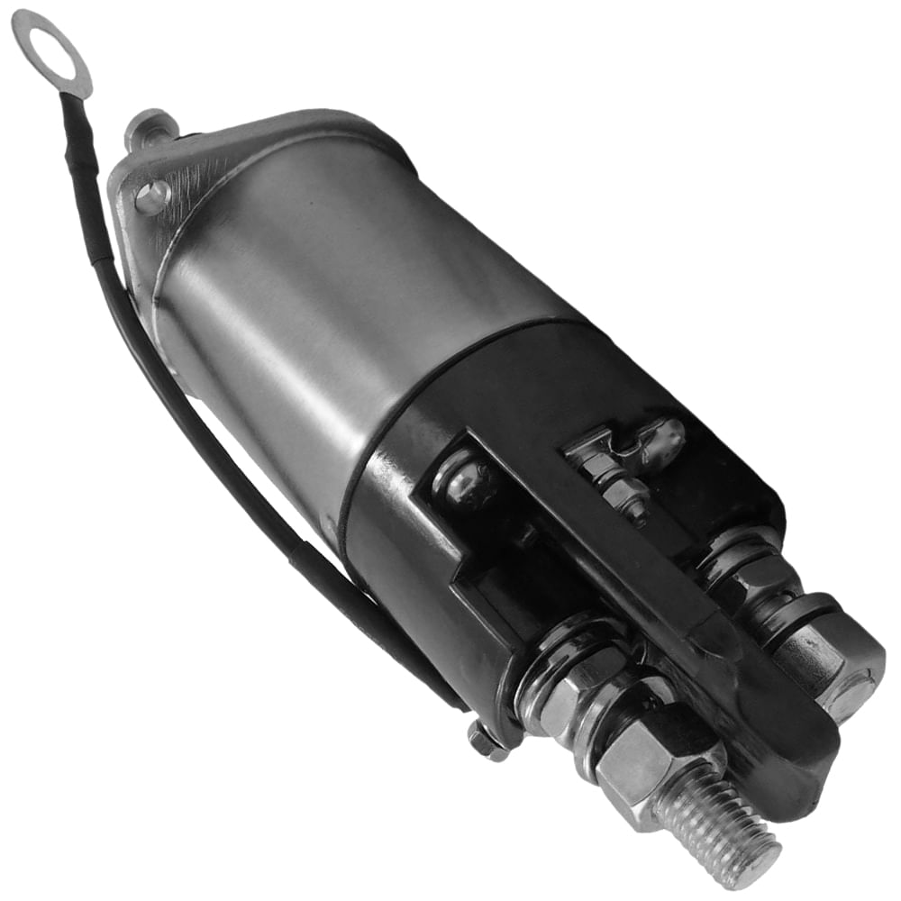 Chave magnética automática 24V Delco Remy com corpo metálico e tampa preta