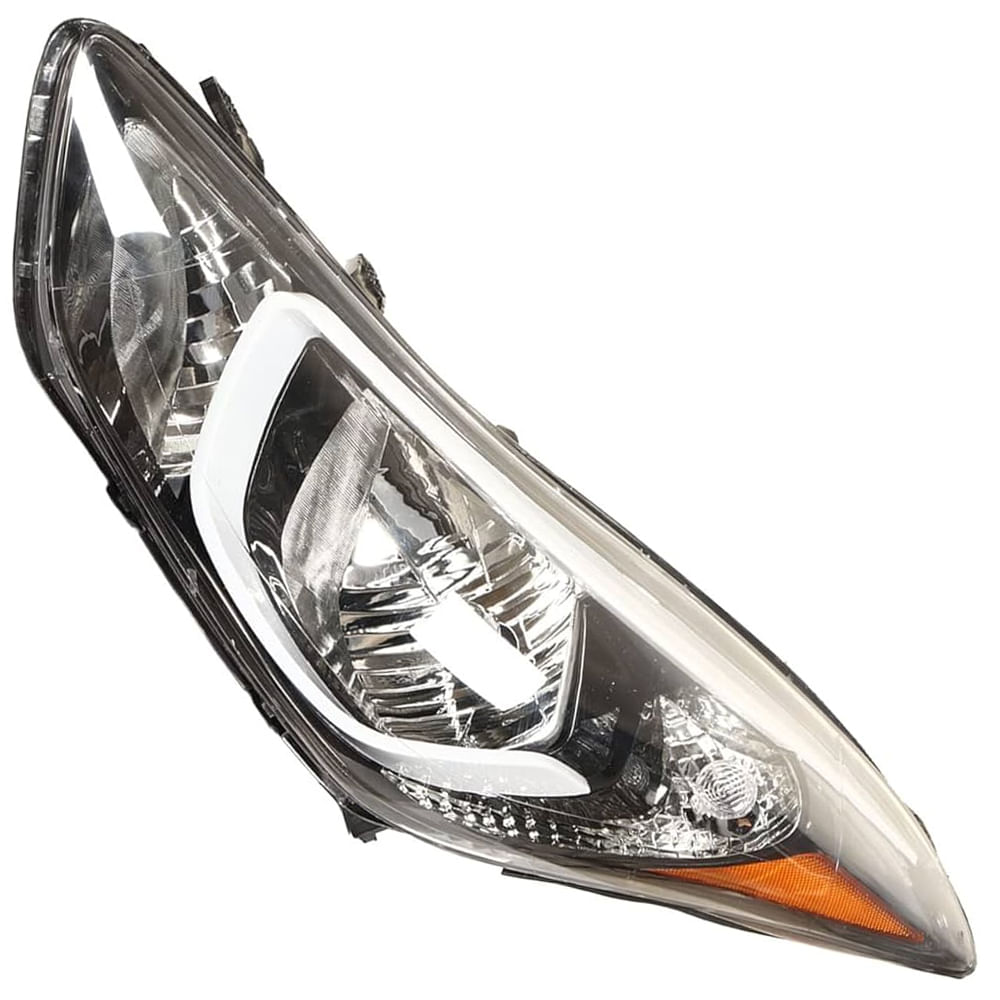 Farol automotivo dianteiro esquerdo Chevrolet Celta com lente fumê Arteb