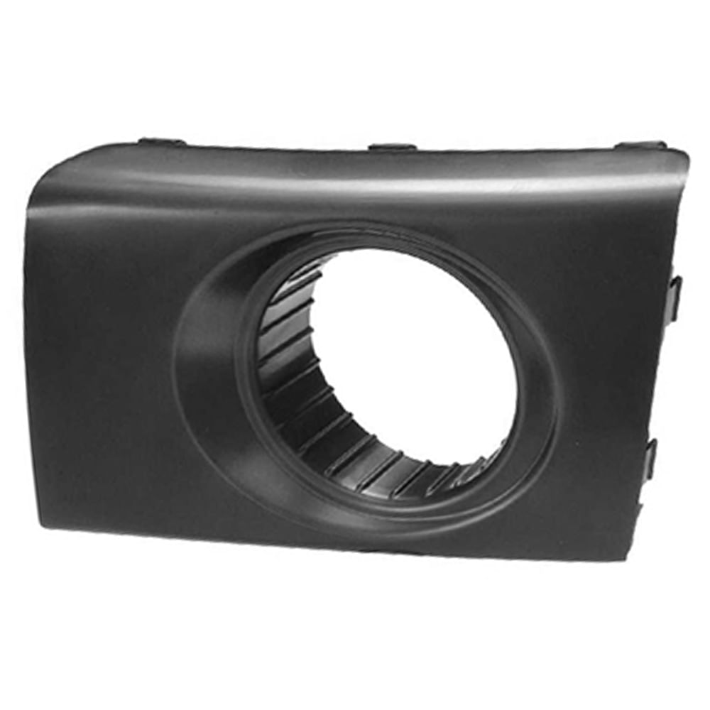Moldura de farol frontal em plástico preto fosco para Volvo FH13 lado direito dianteiro