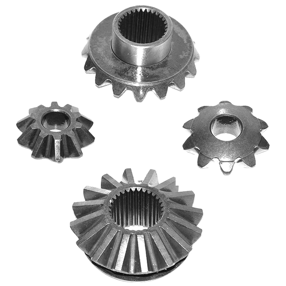 Kit completo de reparo para caixa satélite Cinpal-rex, engrenagens metálicas em fundo branco