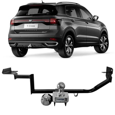 Engate Reboque Volkswagen T Cross Tsi 1.0 1.4 2020 550Kg Engetran Inmetro