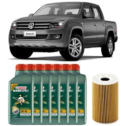 7-oleo-sintetico-5w40-castrol-e-filtro-oleo-mann-amarok-tdi-2-0-16v-diesel-2011-a-2016-sem-dpf-hipervarejo-2