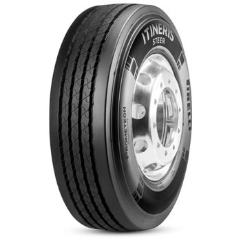 Pneu-Pirelli-Itineris-Steer-295-80R22.5-para-caminhoes-design-liso-aro-22.5-ideal-para-rodovias.