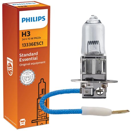 Lâmpada Philips H3 Standard Essential 70W 24V PK22S Farol