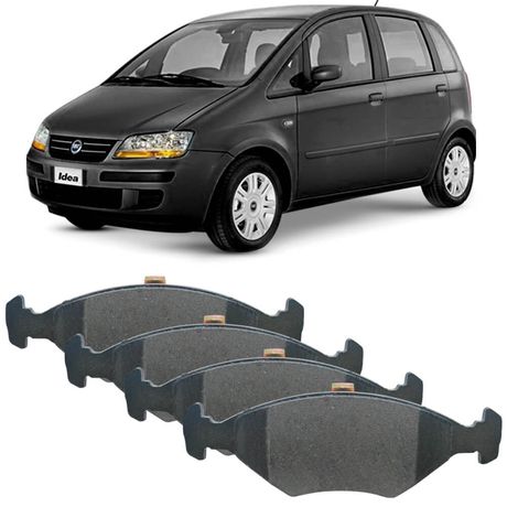 Kit Pastilha Freio Fiat Idea 2005 a 2009 Dianteira Teves 1196 SYL