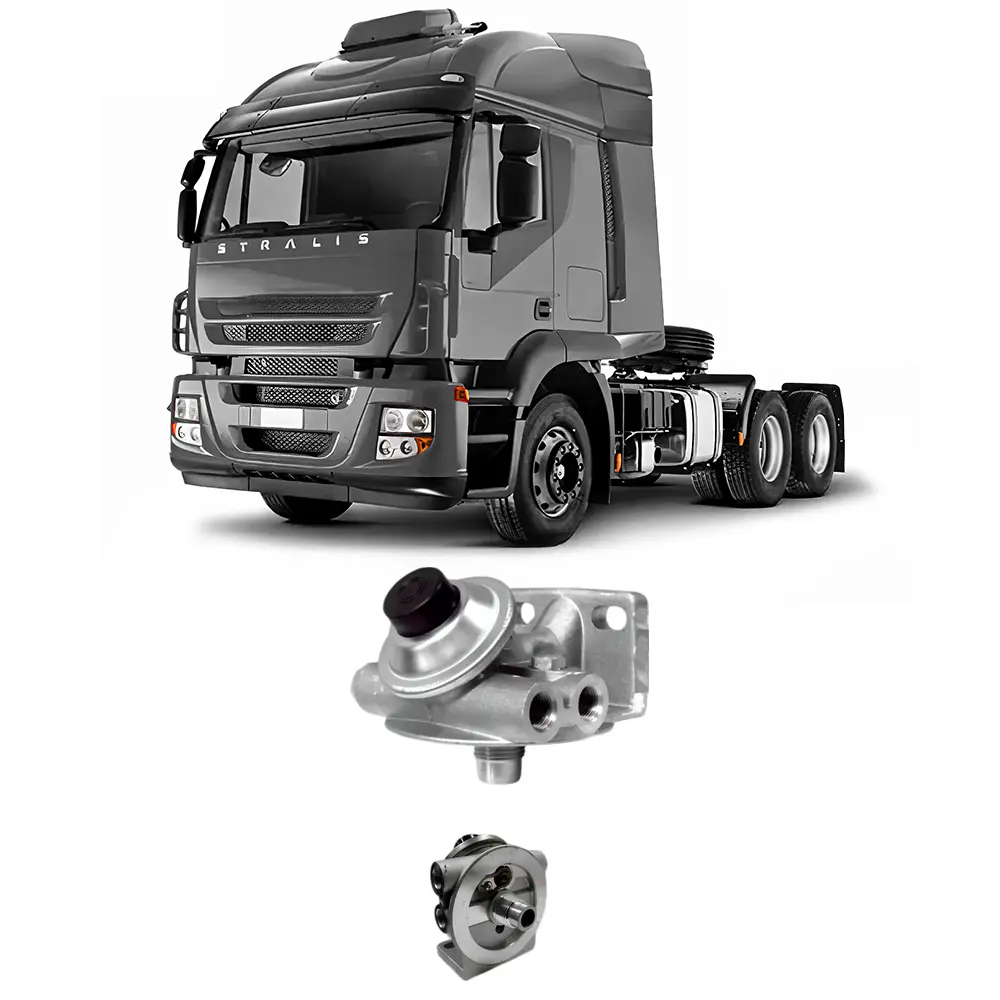 Cabeçote filtro Racor Laniger com caminhão Iveco Stralis ao fundo