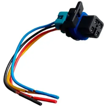 Chicote-Acelerador-Eletronico-Flange-Bomba-de-Combustivel-4-Vias-Renau