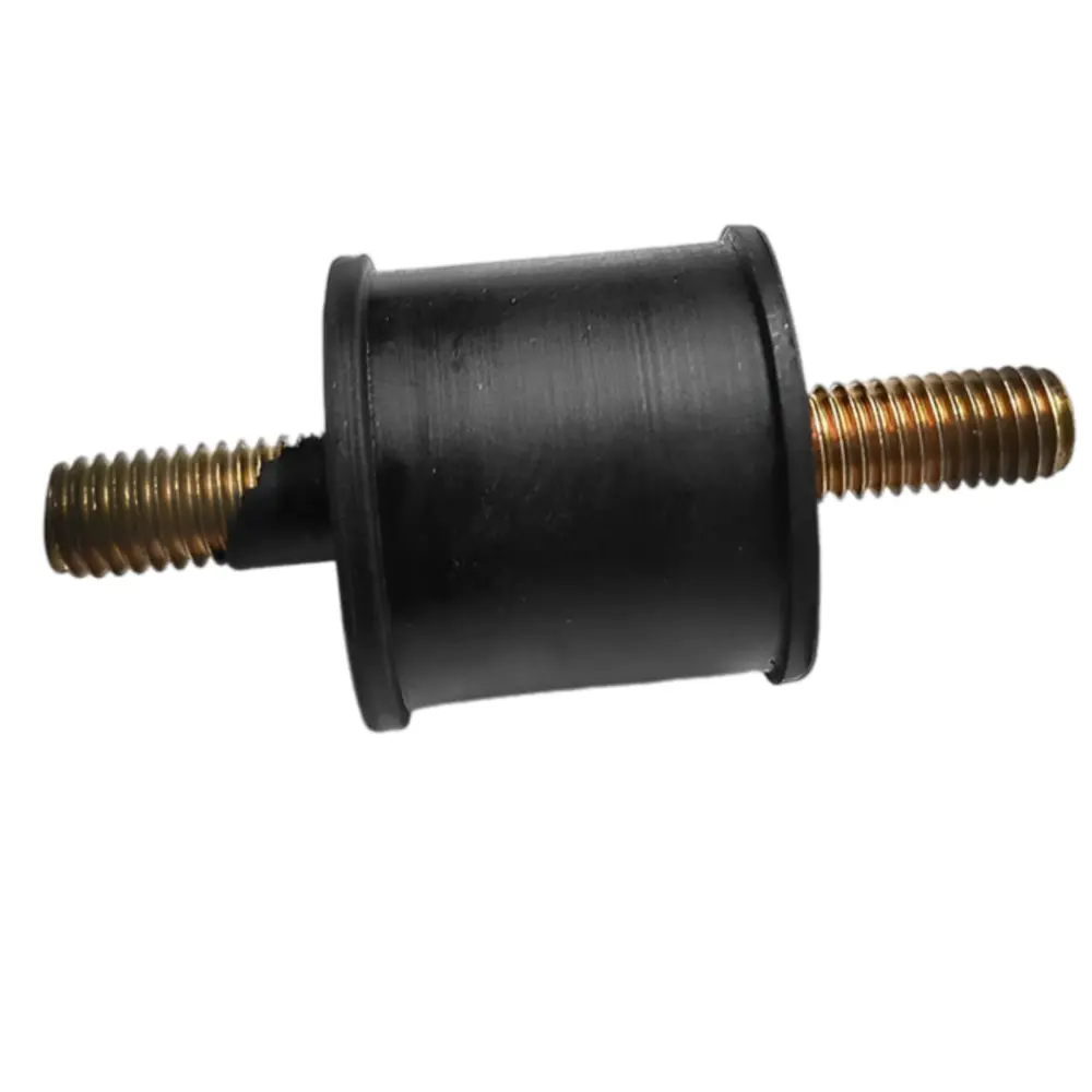 Coxim Fix Tubo Refrigeração SCANIA 94-2005 corpo de borracha preta com parafusos dourados