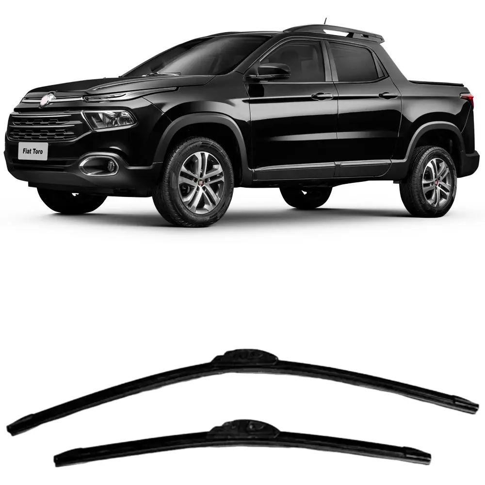 Fiat Toro com palhetas limpadoras dianteiras em destaque
