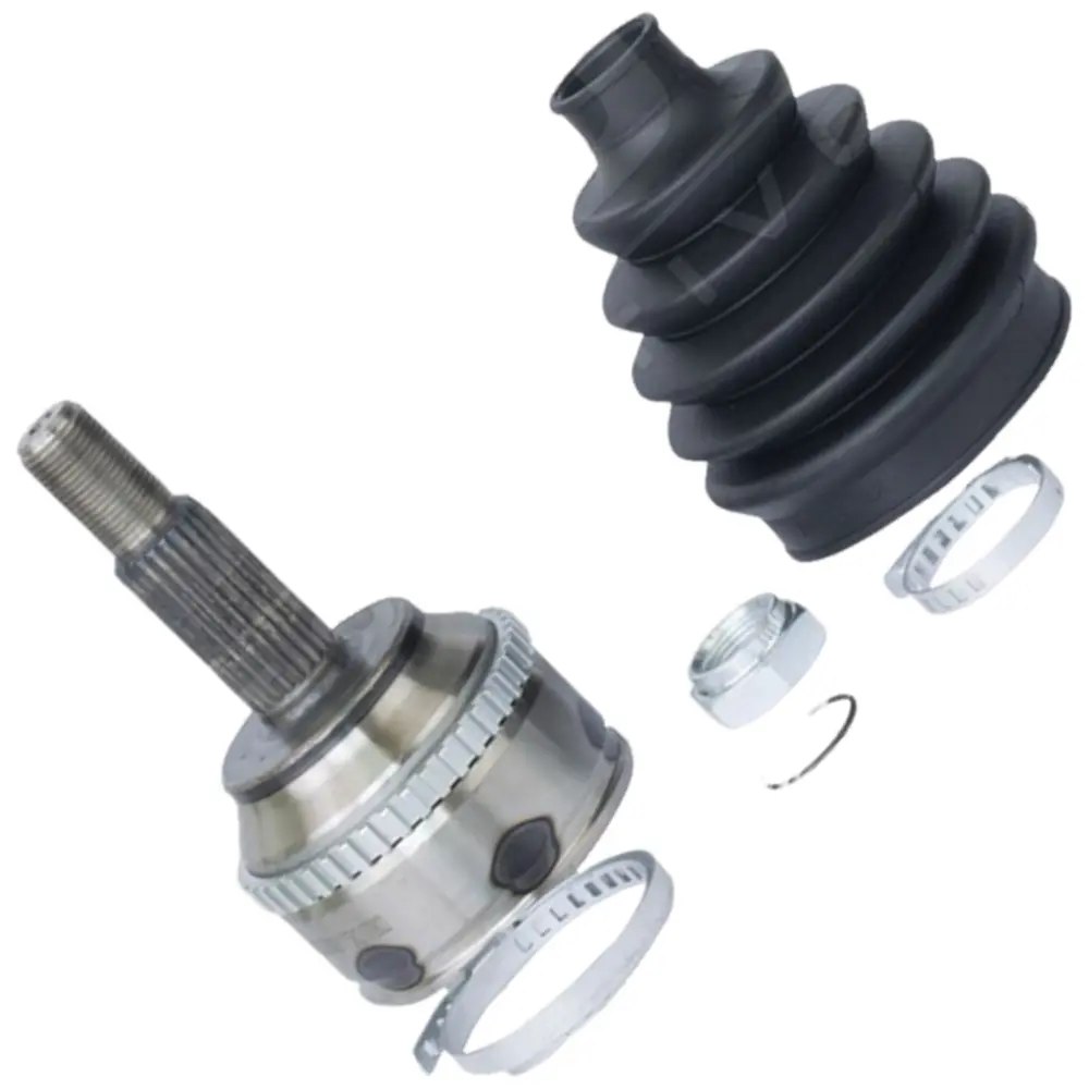 Kit Reparo Homocinética Renault Clio Twingo Kangoo com junta metálica prateada e coifa preta