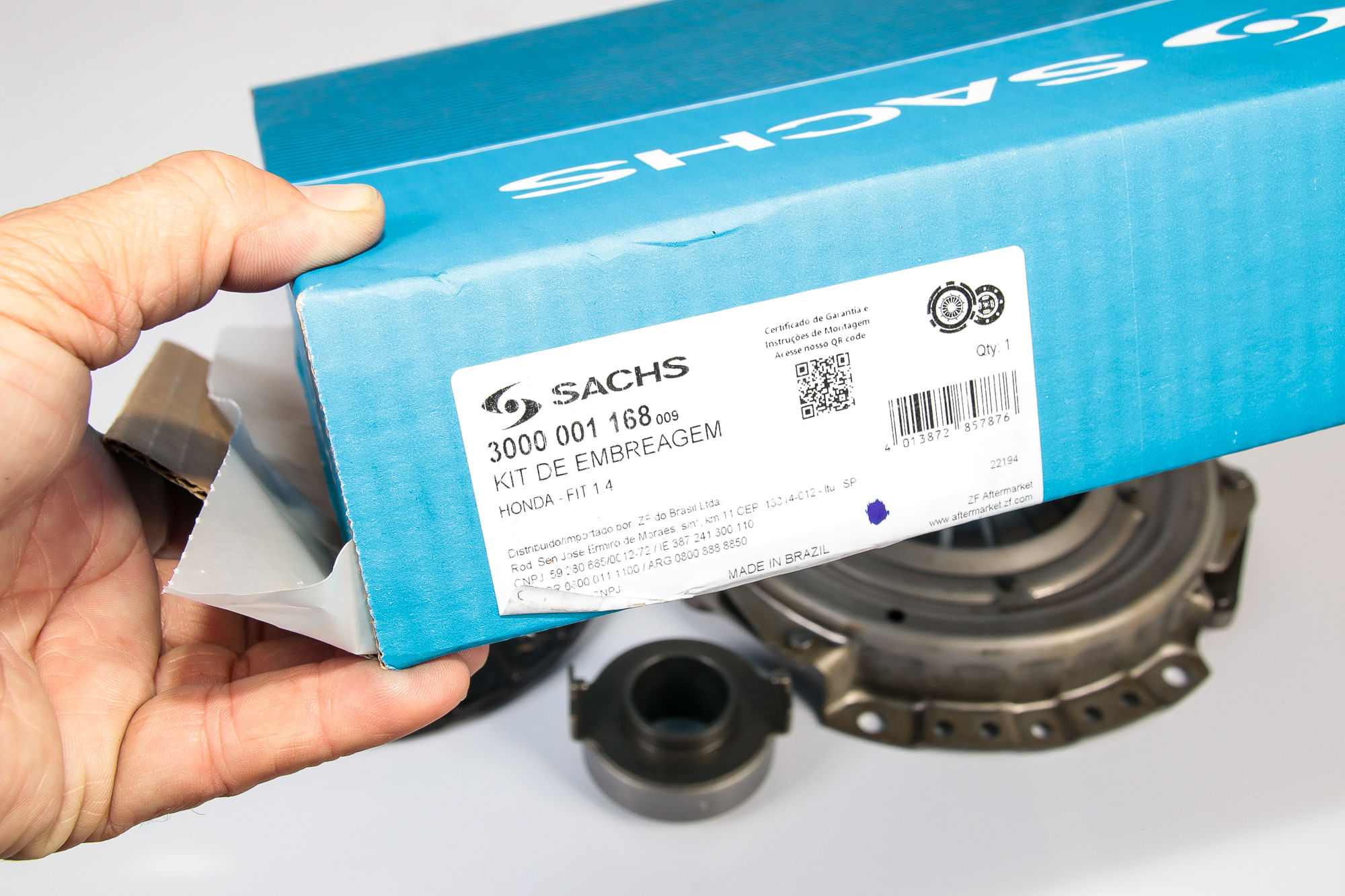 Kit Embreagem Honda Fit 1.4 2003-2008 Sachs 3000001168 - Hiper Varejo
