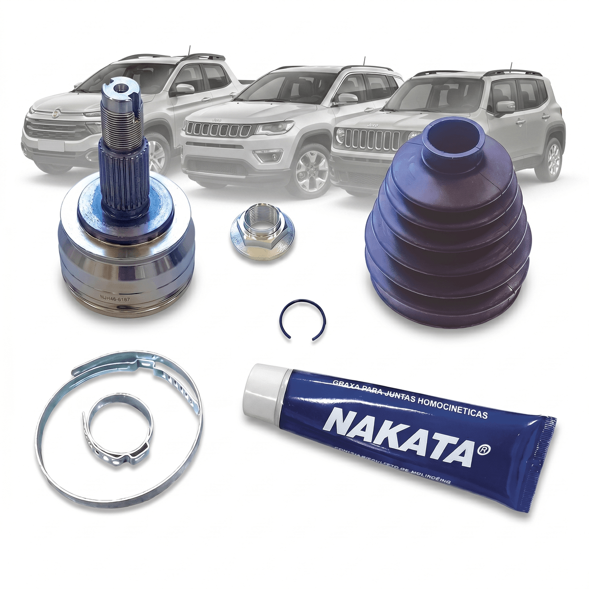 Junta Homocinética NAKATA NJH46-6197 Roda 35x27 Estrias Compass 21