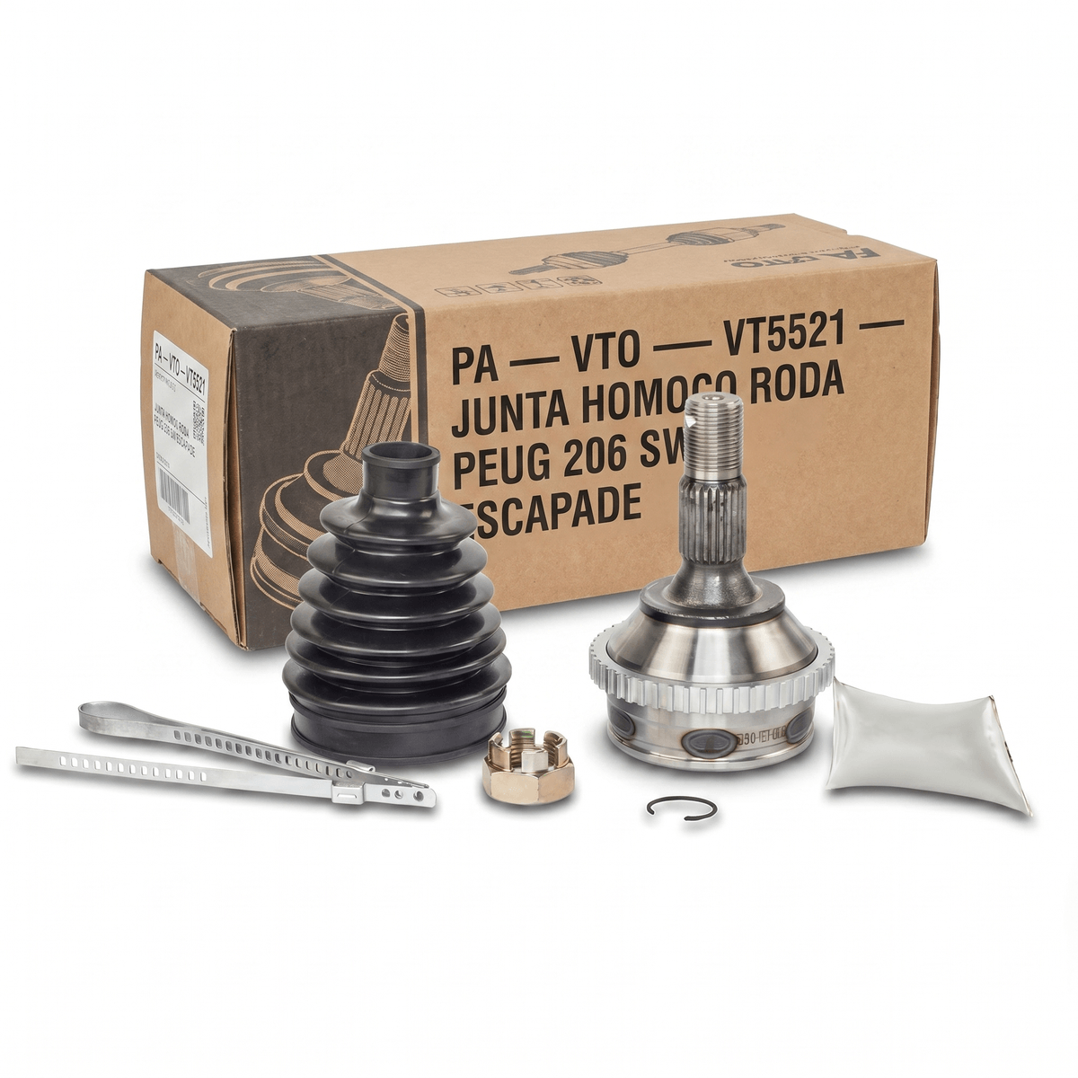 Junta Homocinética VTO VT5521 25x24 Dentes 48 ABS 206 05/08 207 08