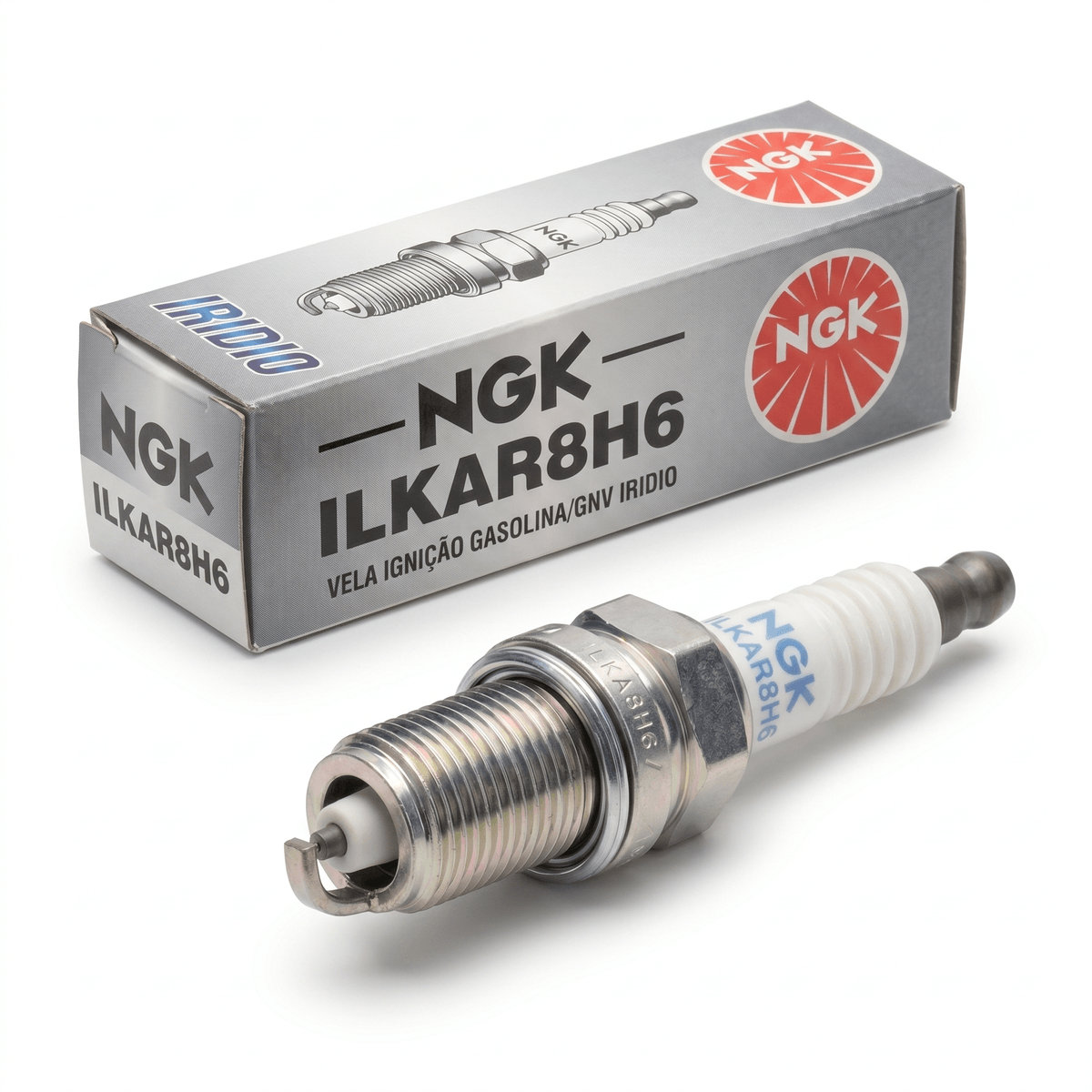 Vela de Ignição NGK ILKAR8H6 0.6mm Iridium Forester 13/16 - Hiper