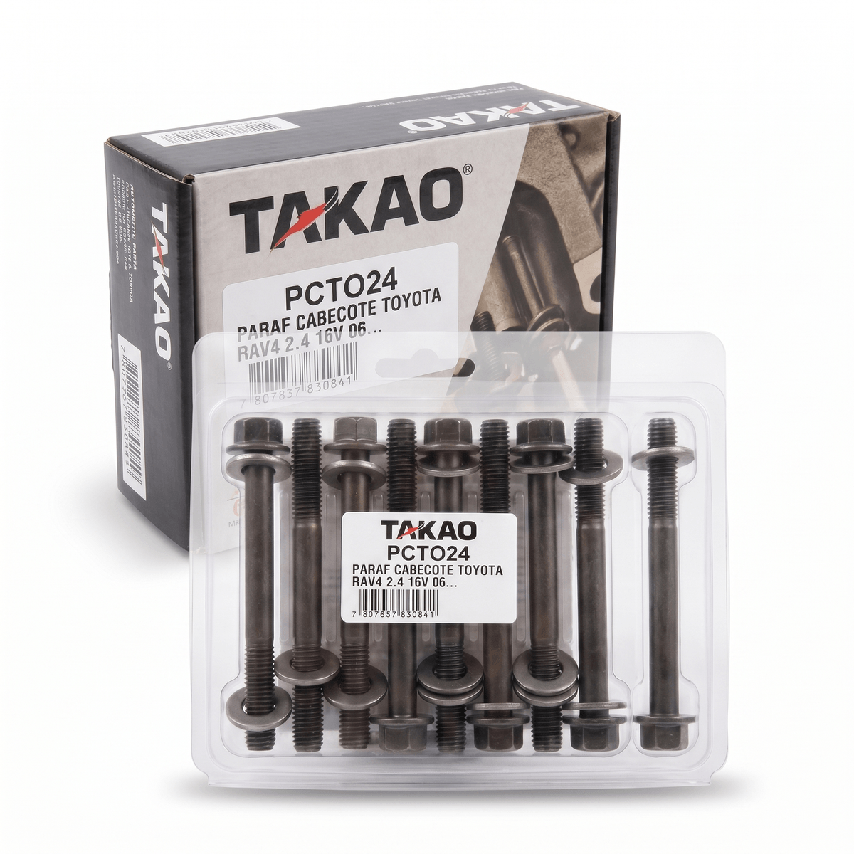 Parafuso de Cabeçote TAKAO PCTO24 Parafuso 142mm Transit 06/15