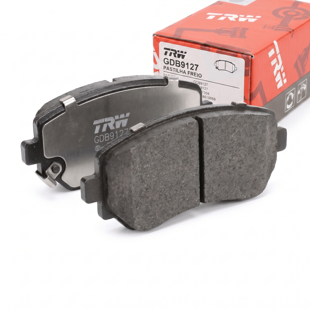 Pastilha de Freio TRW GDB9127 Dianteira Orgânica Onix 19/25