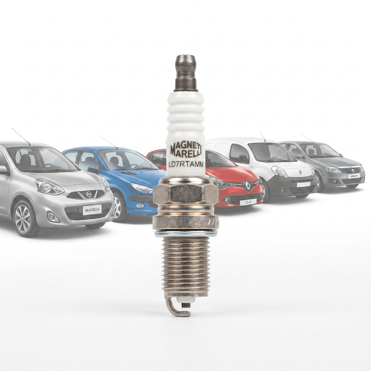 Vela de Ignição MAGNETI MARELLI LD7RTAMM 0.9mm Resistiva 206 01/05