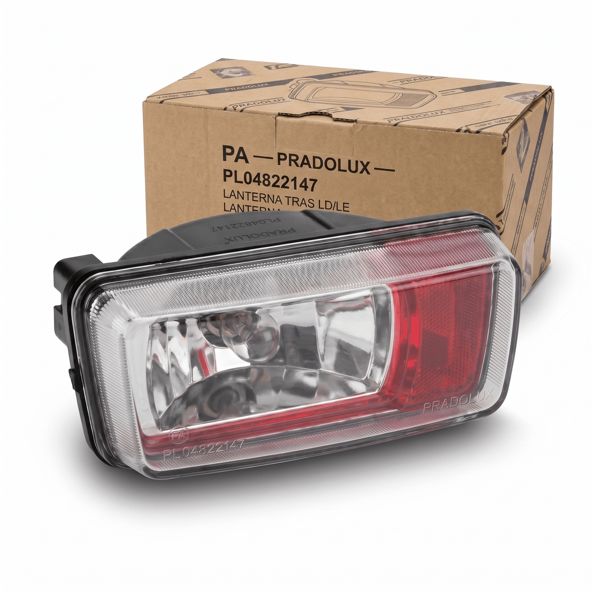 Lanterna Traseira PRADOLUX PL04822147 Traseira LD/LE Am/Cr/Fm/Vm