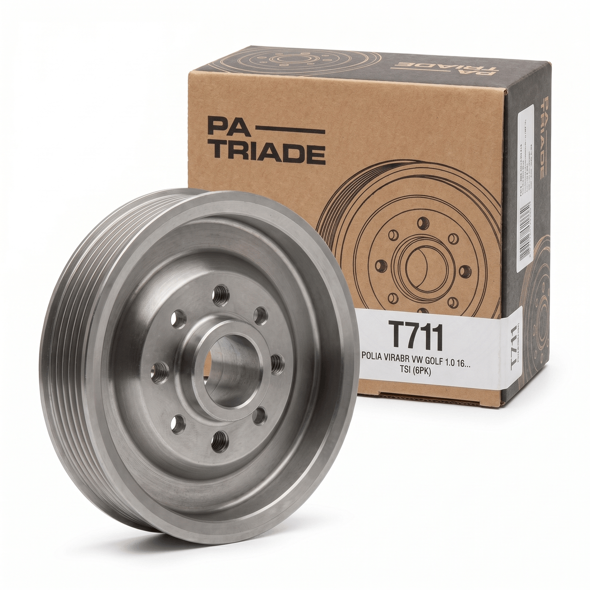 Polia e Tensor TRIADE T711 6PK A1 18/26 Golf 16/26 Nivus 20/26