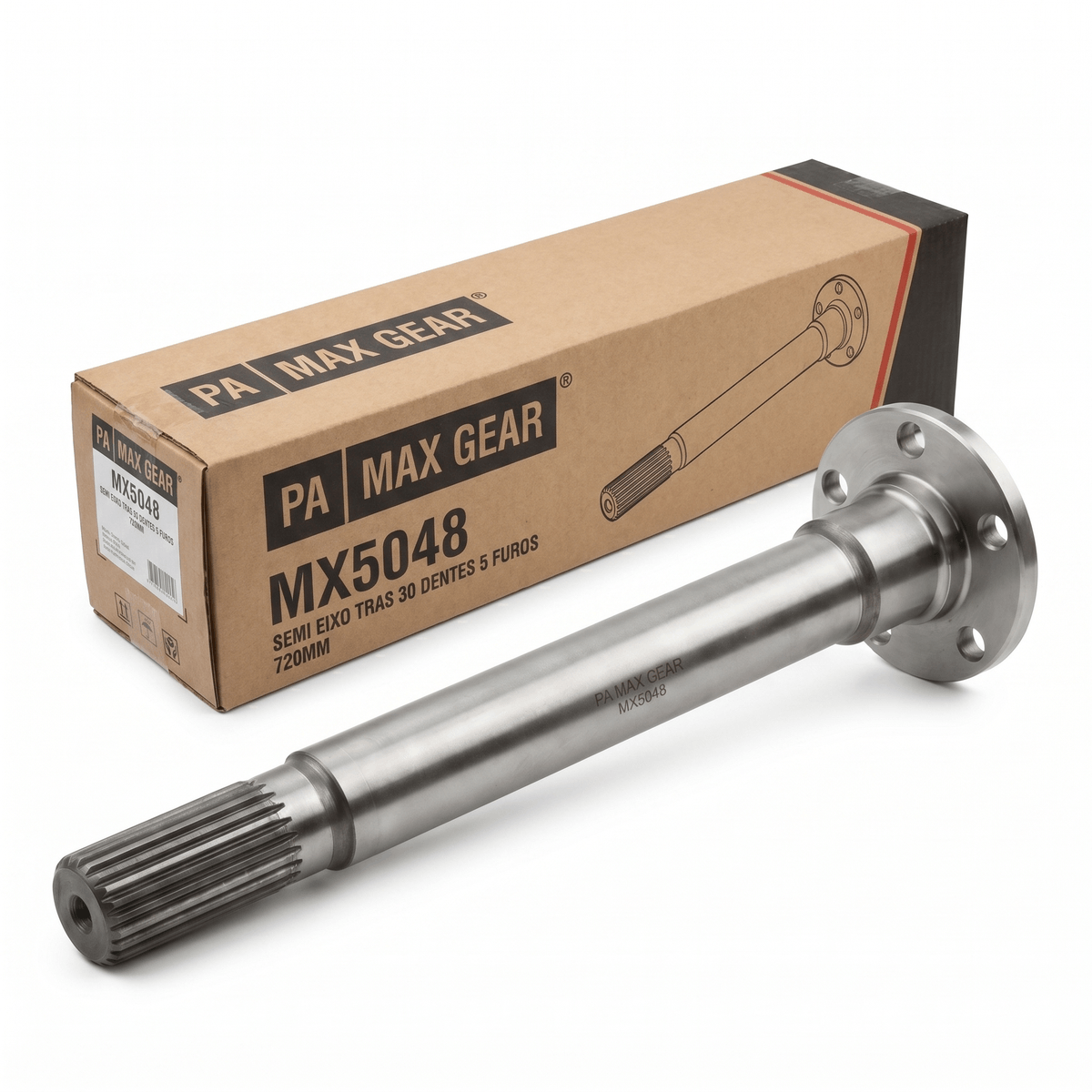 Semi Eixo MAX GEAR MX5048 Traseiro 30 Dentes 720mm Blazer 01/11