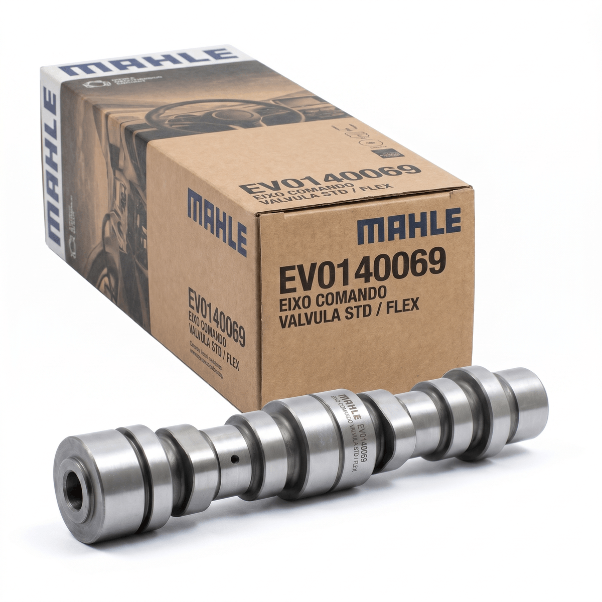 Eixo Comando de Válvula Motor MAHLE EV0140069 STD / Flex Ipanema