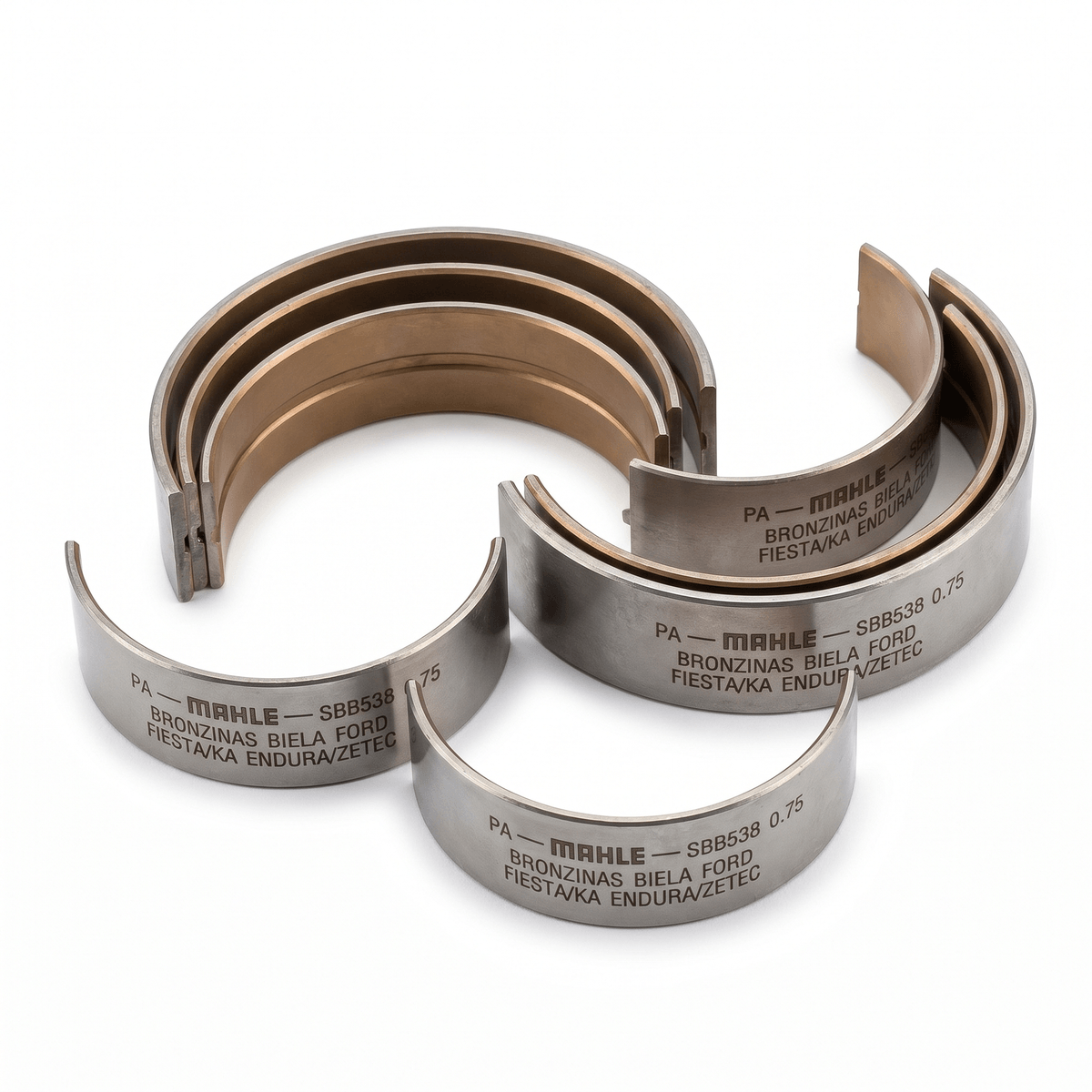 Bronzina de Motor MAHLE SBB538 0.75 Bronzina de Biela 0.75mm