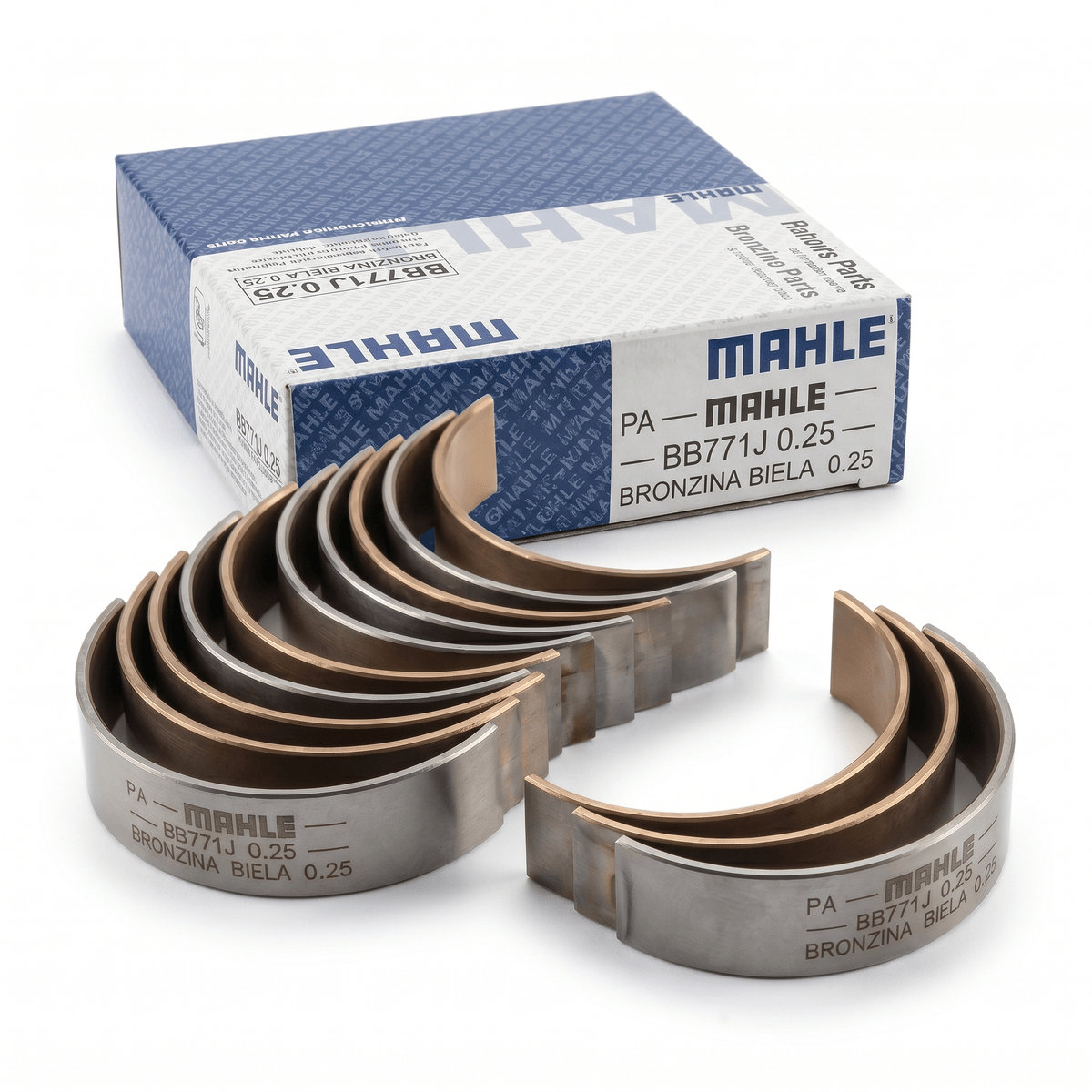 Bronzina de Motor MAHLE BB771J 0.25 Biela 0.25mm Frontier 12/18