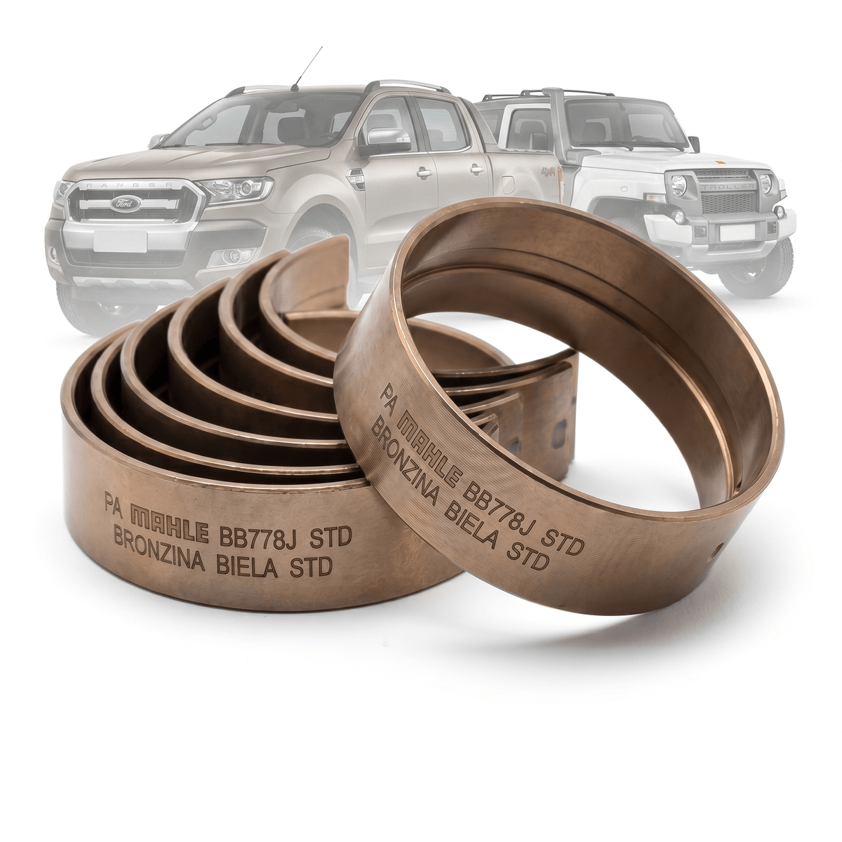 Bronzina de Motor MAHLE BB771J 0.25 Biela 0.25mm Frontier 12/18