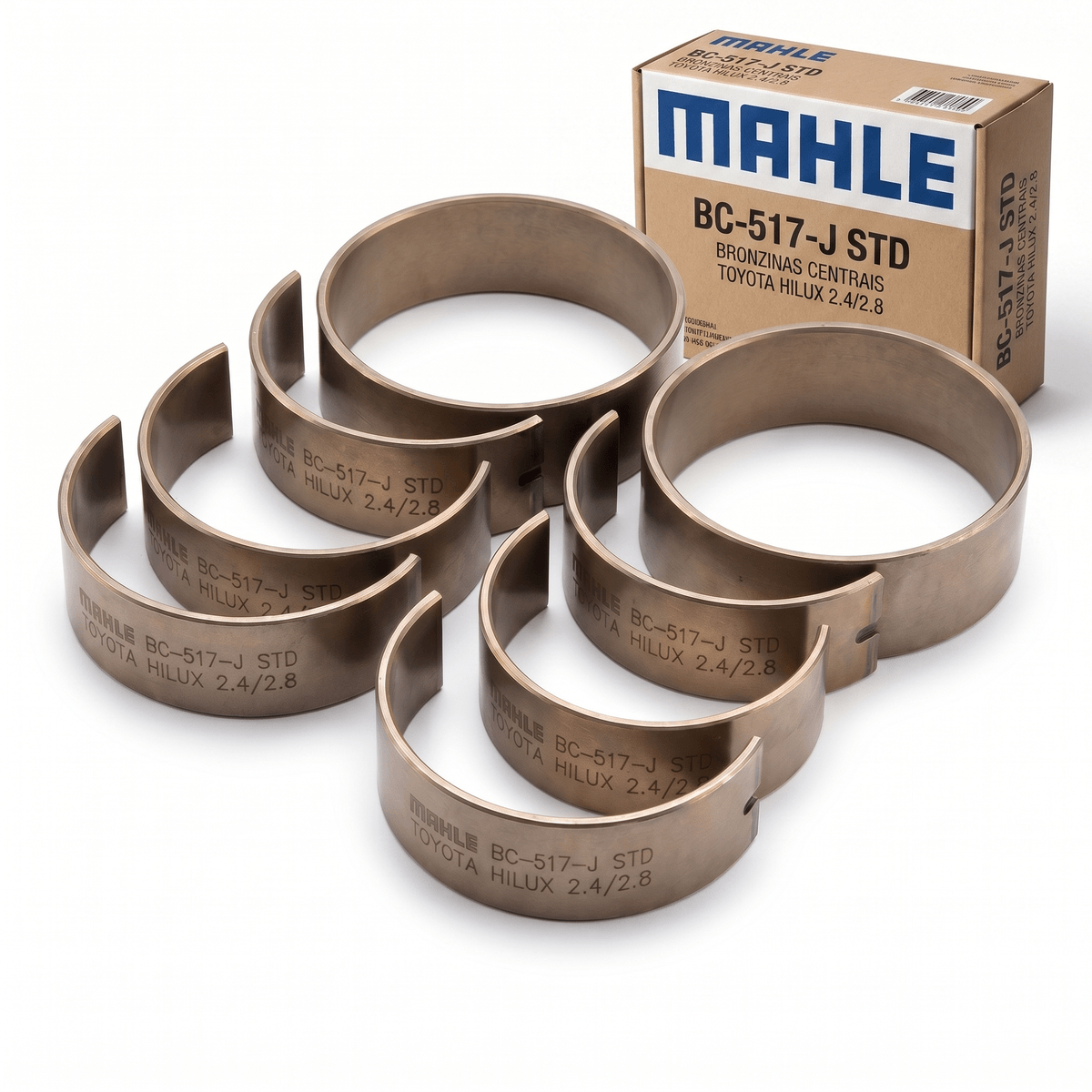 Bronzina de Motor MAHLE BC-517-J STD Central STD Hilux 95/01 Hilux