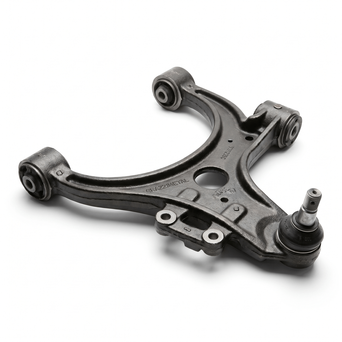 Bandeja de Suspensão GRAZZIMETAL VW1239C Dianteiro Esquerdo Sem