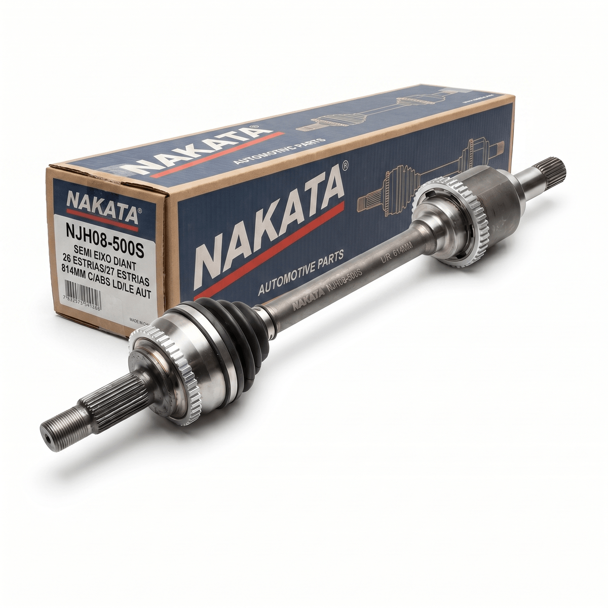 Nashi２boxes Semi Eixo NAKATA NJH08-500S 814mm 26x27 Estrias Dolphin 23/25