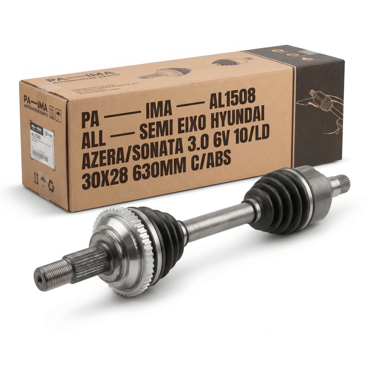 Semi Eixo IMA AL1508 ALL LD 630mm 30x28 ABS Azera 07/11 Sonata 07